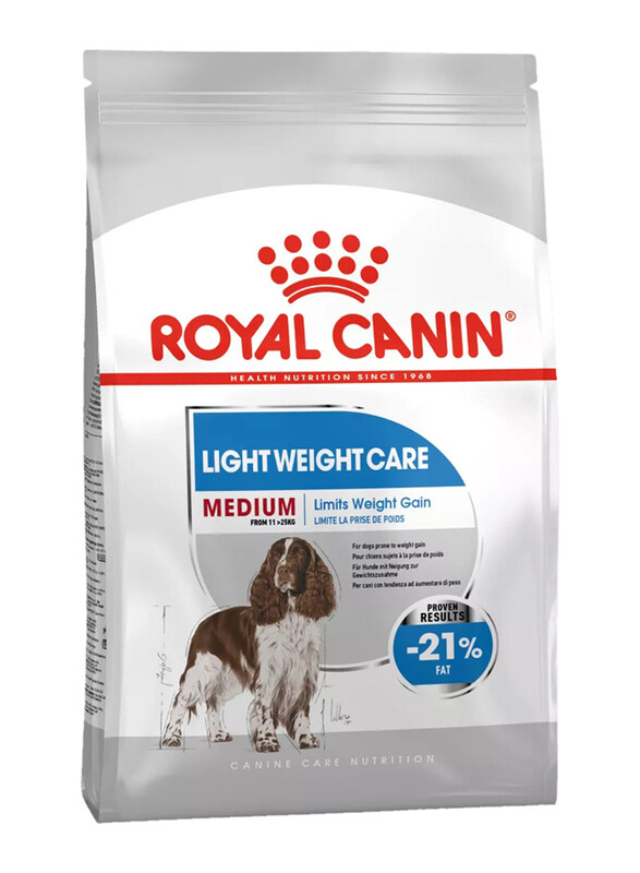 

Royal Canin Canine Care Nutrition Light Weight Care Medium Dry Dog Food, 3 Kg