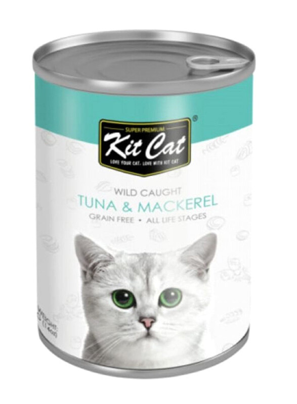 

Kit Cat Tuna & Mackerel Cats Wet Food, 400g