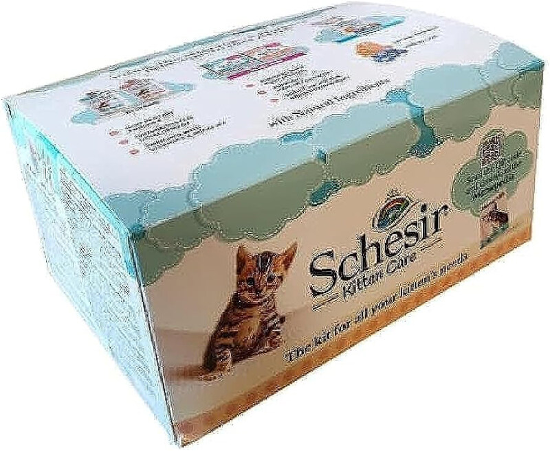 

Schesir Kitten Care Cat Wet & Dry Food Kit, 820g