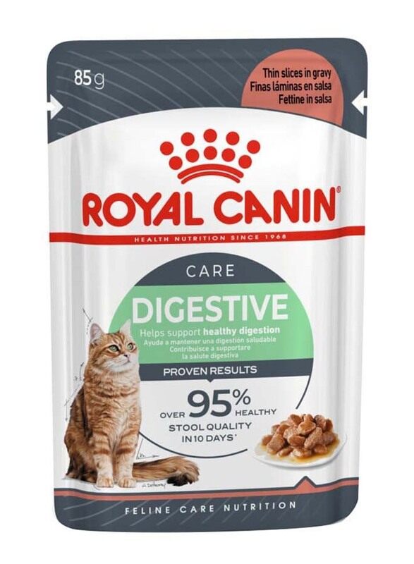 

Royal Canin Feline Care Nutrition Digest Sensitive Gravy Cat Wet Food, 85g