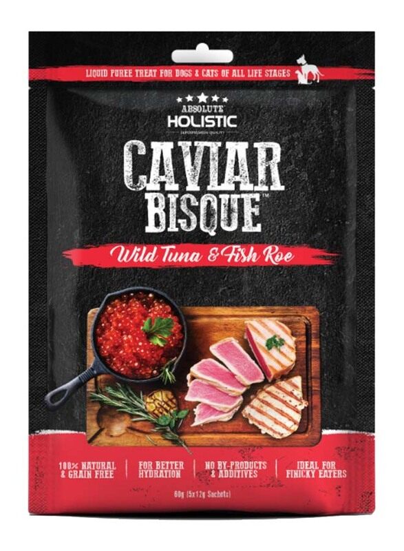 

Absolute Holistic Bisque Tuna & Fish Roe Dog Wet Food, 60g