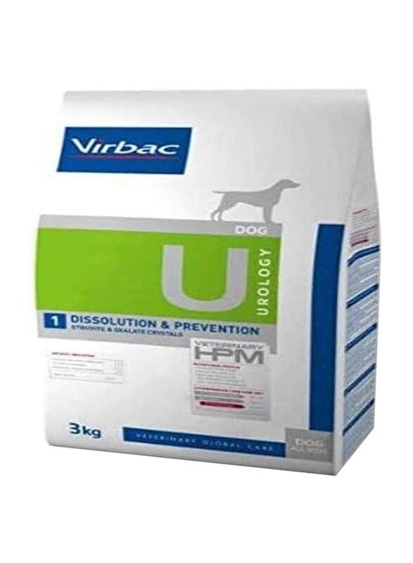

Virbac Veterinary HPM Urology Dissolution & Prevention Dog Dry Food, 3 Kg