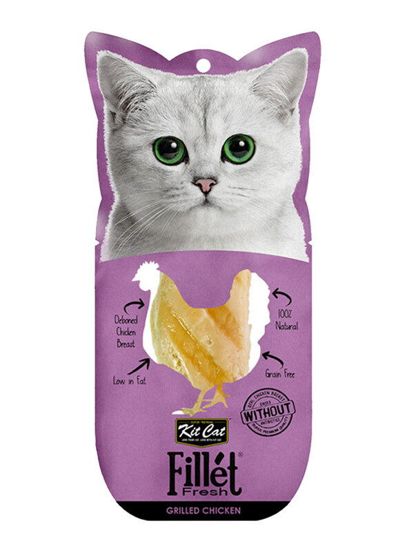 

Kit Cat Fillet Fresh Wet Cat Food with Grilled Chicken, 30g