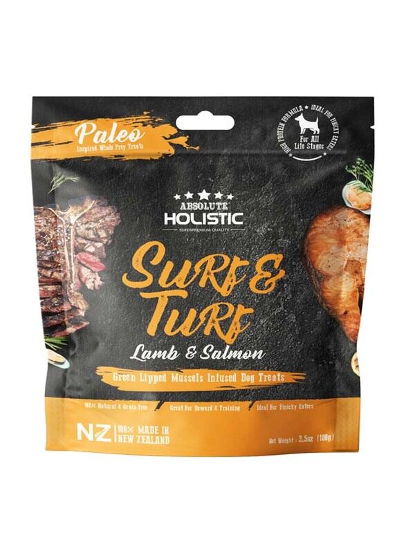 

Absolute Holistic Air Dried Treat Surf & Turf Dog Food, 100g