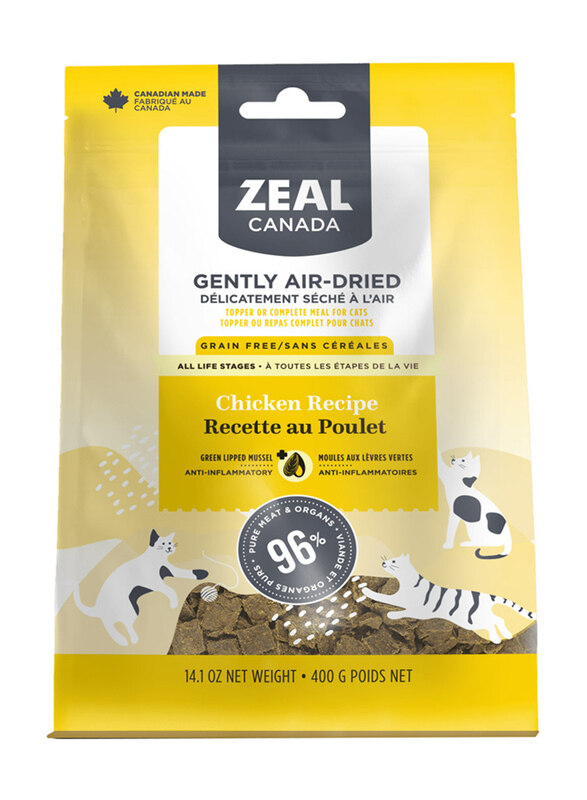 

Zeal Gently Air-Dried Chicken Recipe for Cats, 400g