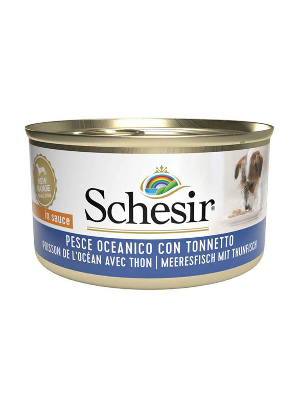 

Schesir Ocean Fish With Tuna Can Wet Dog Food, 85g