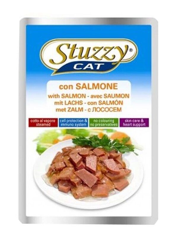 

Stuzzy Cat Salmon Wet Food Pouch, 100g