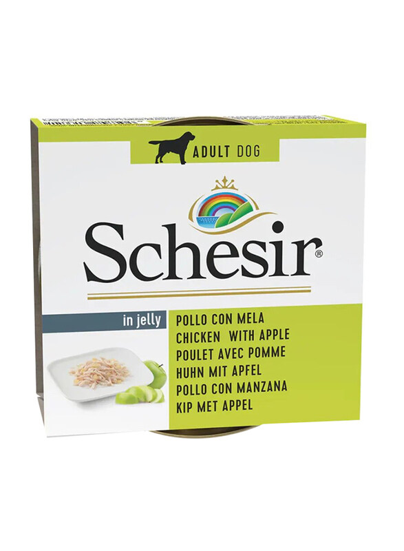 

Schesir Chicken Fillets With Apple Can Wet Dog Food, 150g