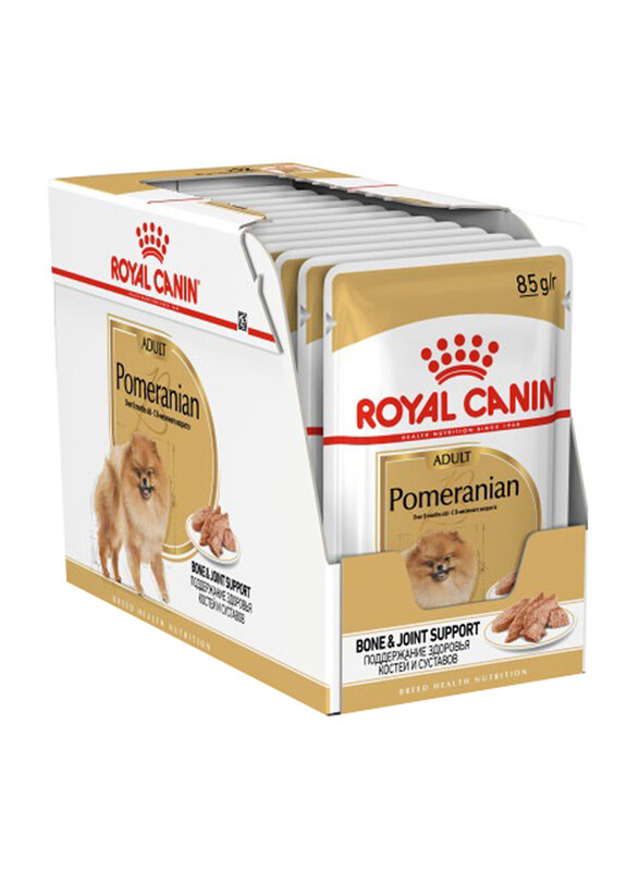 

Royal Canin Adult Pomeranian Wet Food for Dogs, 12 x 85g