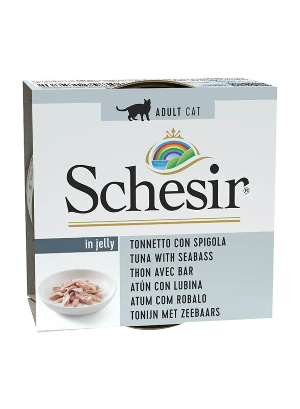 

Schesir Tuna & Seabass In Jelly Can Wet Dog Food, 4 x 85g