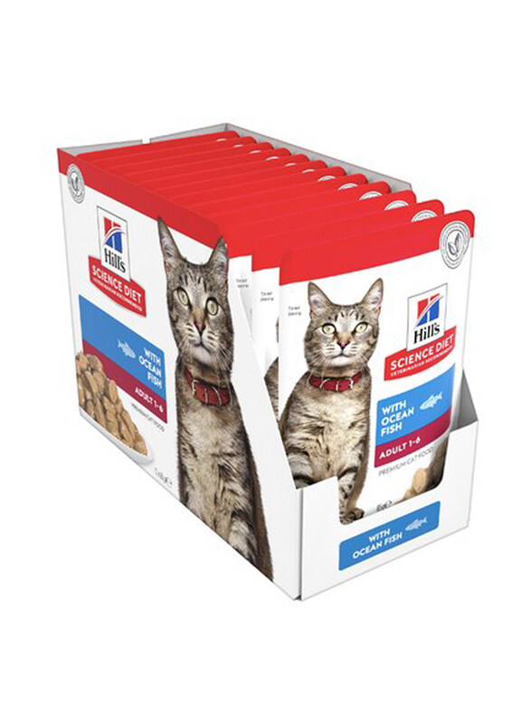 

Hill's Science Plan Ocean Fish Pouch Cats Wet Food, 12 x 85g