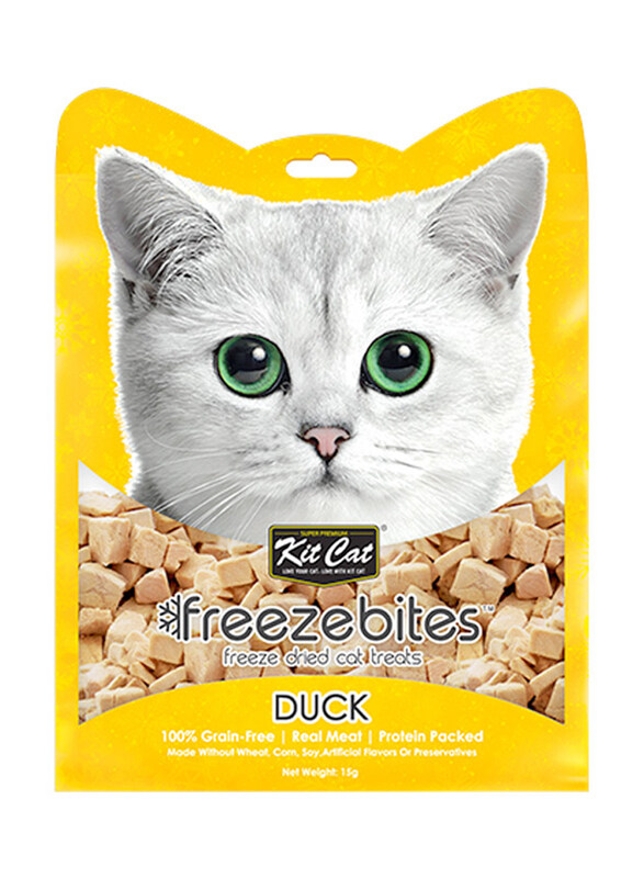 

Kit Cat Freezebites Duck Cat Dry Food, 15g