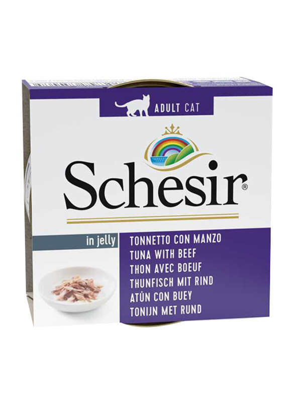 

Schesir Tuna & Beef Can Wet Cat Food, 140g