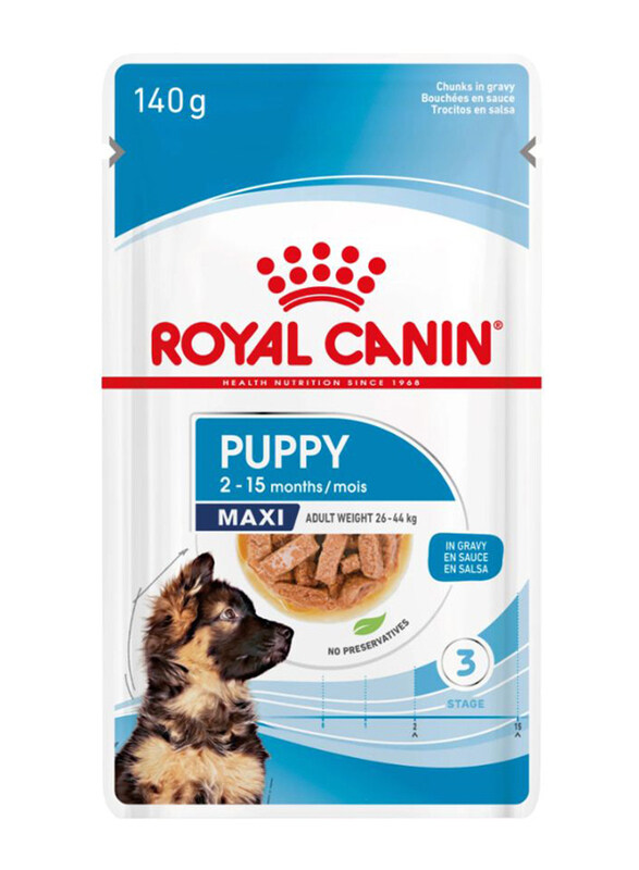 

Royal Canin Size Health Nutrition Maxi Wet Puppy Dog Food, 140g