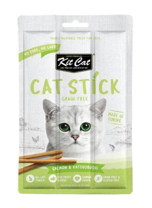 

Kit Cat Stick Salmon & Katsuobushi Cat Dry Food, 15g