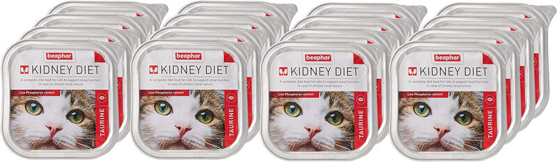 

Beaphar Kidney & Renal Diet Taurine Cats Wet Food, 16 x 100g