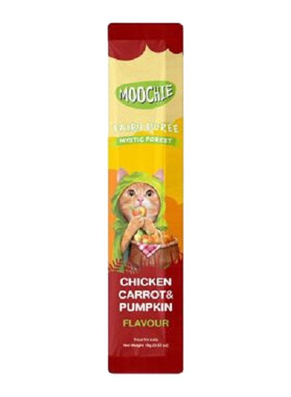 

Moochie Chicken & Carrot Pumpkin Pouch Cat Wet Food, 15g