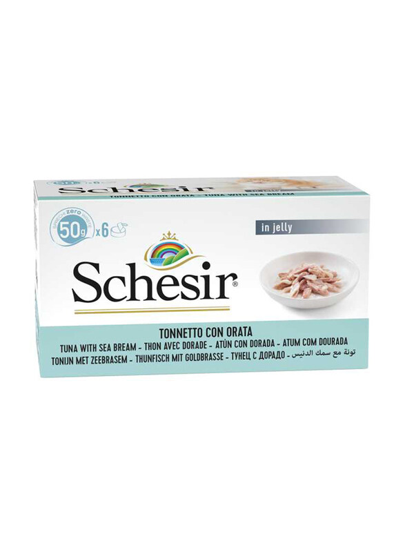 

Schesir Tuna & Seabream Can Wet Cat Food, 6 x 50g