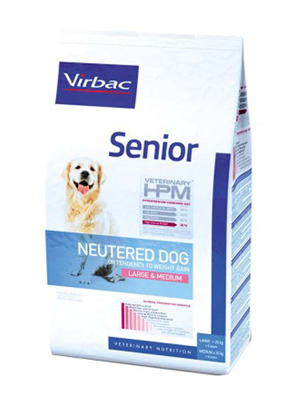 

Virbac Veterinary HPM Senior Neutered Large & Medium Dog Dry Food, 12 KG
