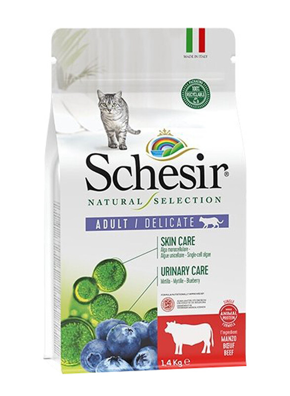 

Schesir Natural Selection Delicate Beef Dry Cat Food, 1.4 Kg