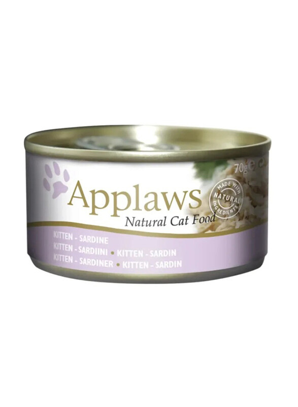 

Applaws Sardine Kitten Wet Food Can, 70g