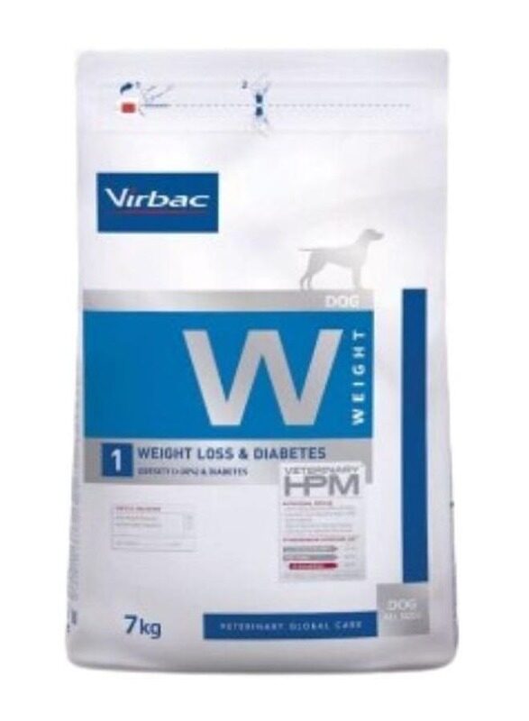 

Virbac Veterinary Hpm Diet W1 Weight Loss & Diabetes Dog Dry Food, 7 Kg