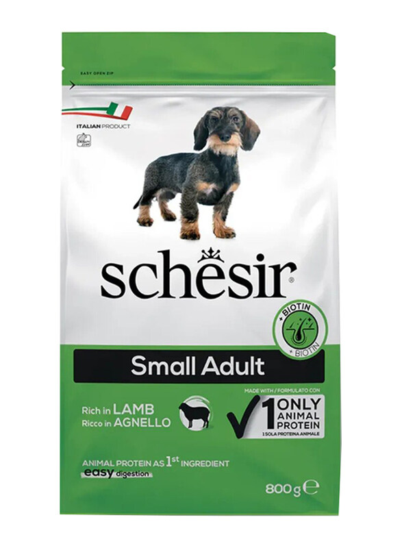 

Schesir Small Maintenance with Lamb Dry Small Adult Dog Food, 800g