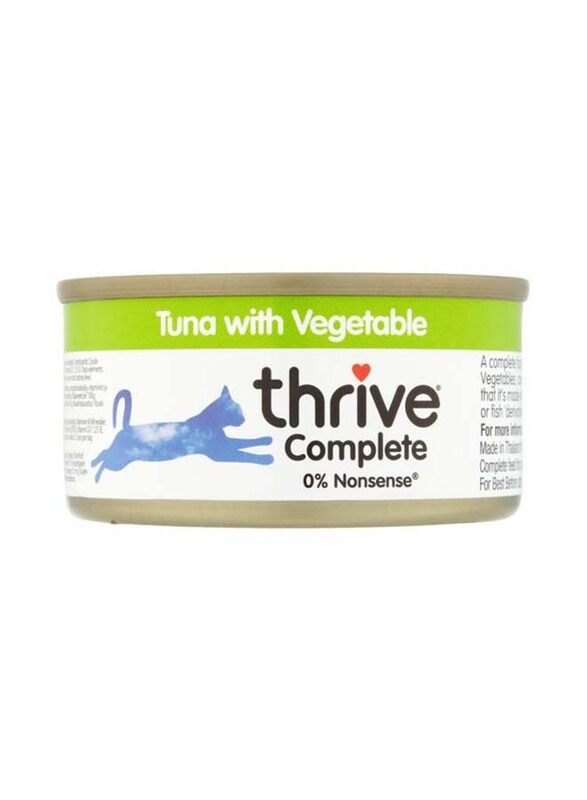 

Thrive Cat Complete Tuna with Vegetable Wet Food Can, 75g
