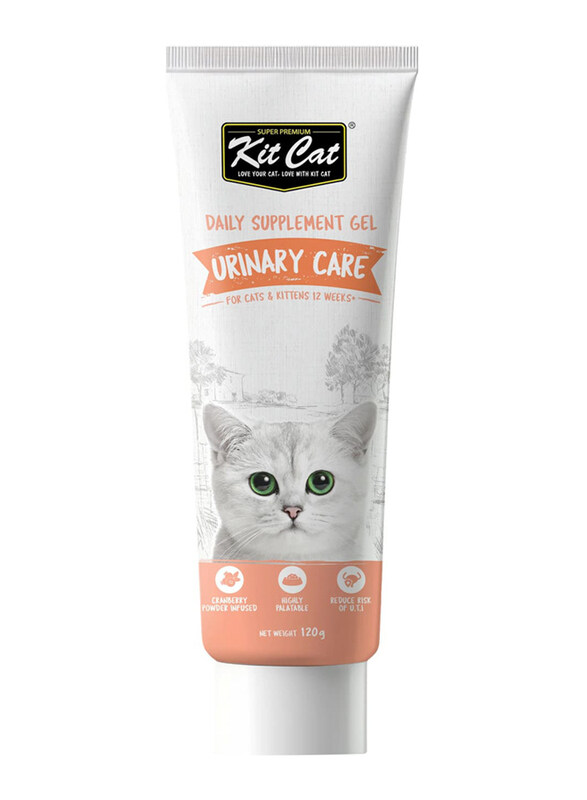 

Kit Cat Urinary Care Daily Nutritional Supplement Gel for Cats & Kittens, 120g