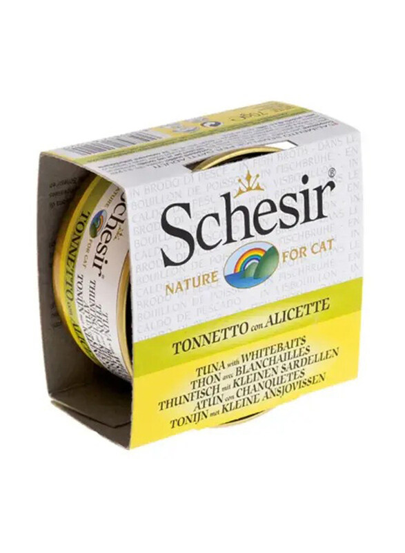 

Schesir Broth Tuna & Whitebait Wet Cat Food, 70g