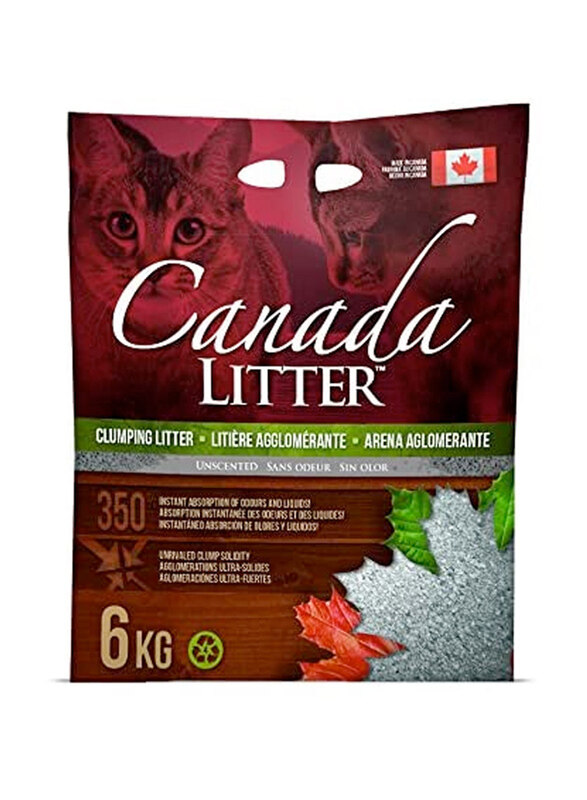 

Canada Litter Scoopable Clumping Unscented Cat Litter, 6 Kg
