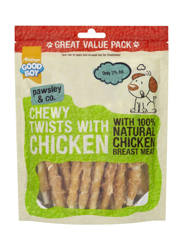 

Armitage Good Boy Chewy Twist with Chicken Dog Dry Food, 320g