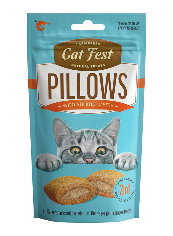 

Cat Fest Pillows Shrimp Cream Cat Dry Food, 30g