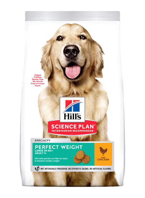 

Hill's Science Plan Perfect Weight Large Breed with Chicken Dog Dry Food, 12 Kg