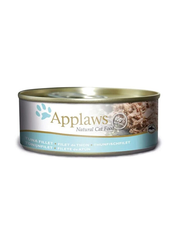 

Applaws Tuna Fillet Natural Cat Wet Food Can, 156g