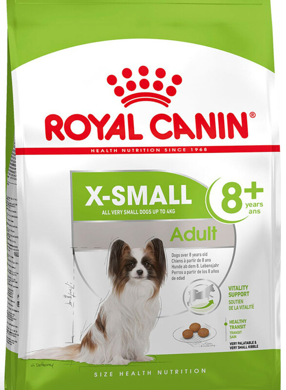 

Royal Canin Health Nutrition XS Adult 8+ Dry Dog Food, 1.5 Kg