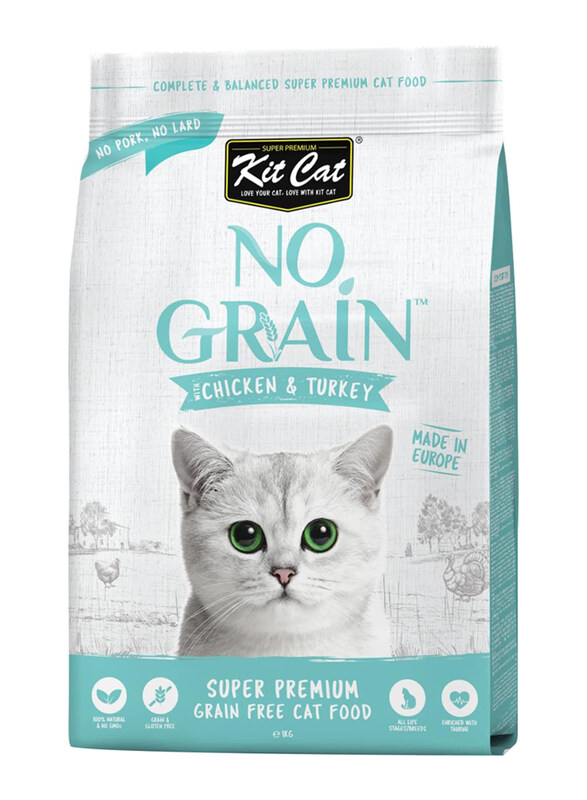 

Kit Cat No Grain Chicken & Turkey Cats Dry Food, 1 Kg