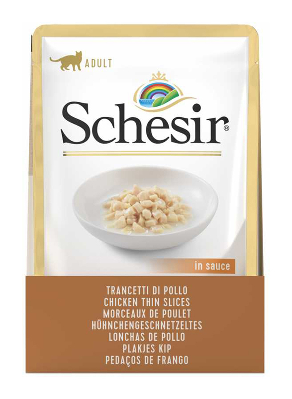 

Schesir Chicken Gravy Pouch Wet Cat Food, 85g