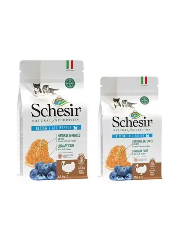 

Schesir Natural Selection Turkey Dry Kitten Food, 1.4 Kg