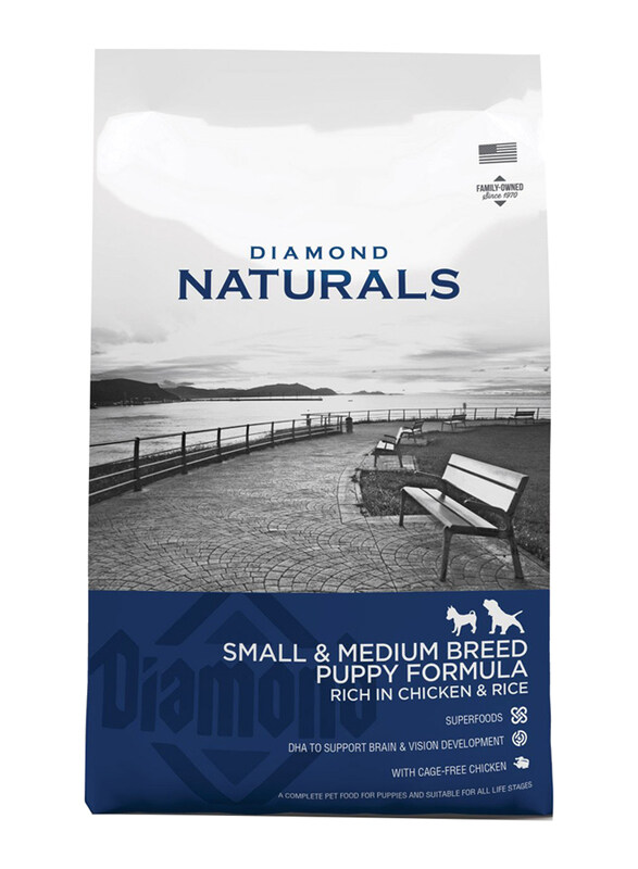 

Diamond Naturals Small and Medium Breed Rich in Chicken & Rice Dog Dry Food, 2 Kg