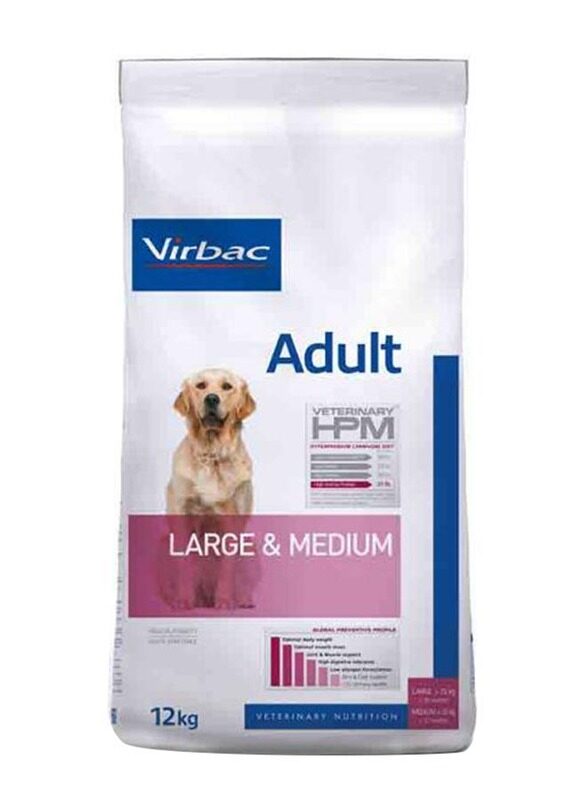 

Virbac HPM Adult Large & Medium Dog Dry Food, 12 KG