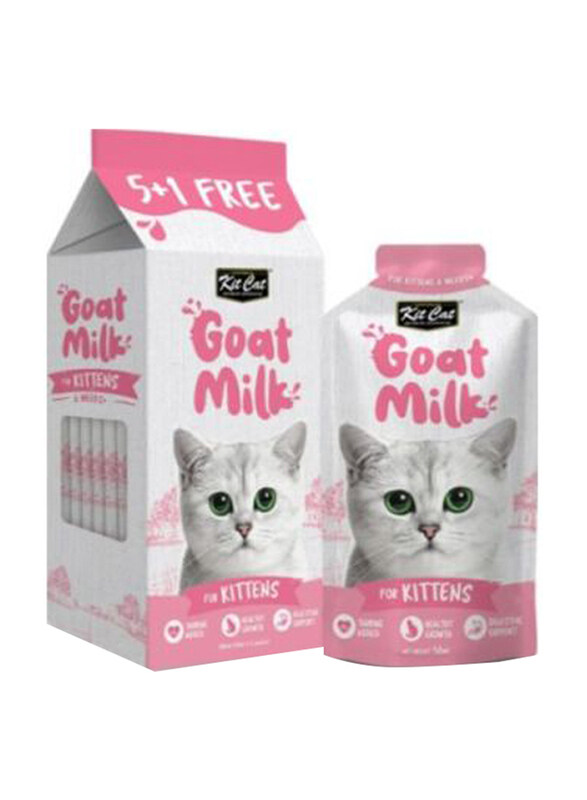 

KitCat Goat Milk Cat Wet Food, 6 x 50ml