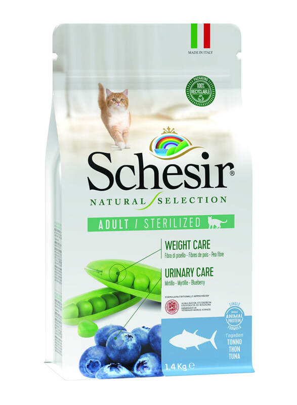 

Schesir Natural Selection Sterilized Tuna Dry Cat Food, 1.4 Kg