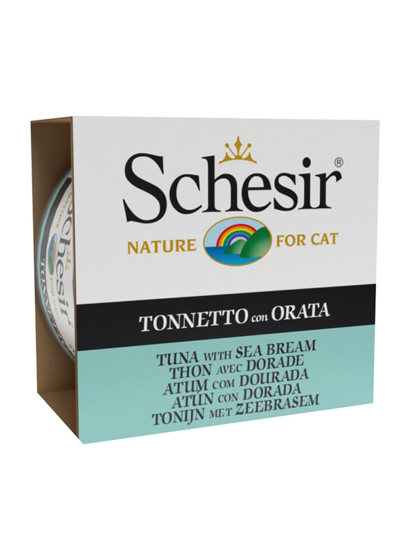 

Schesir Tuna & Seabream Can Wet Cat Food, 85g