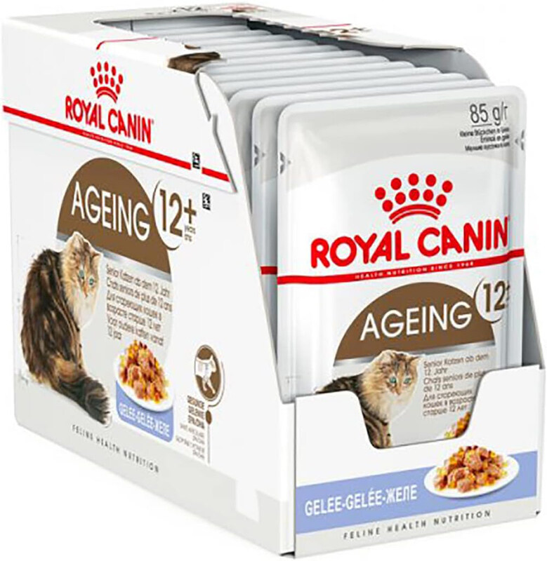 

Royal Canin Feline Health Nutrition Ageing 12+ Jelly Pouches Cat Wet Food, 12 x 85g