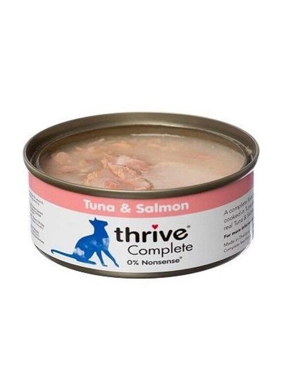 

Thrive Cat Complete Tuna & Salmon Wet Food Can, 75g
