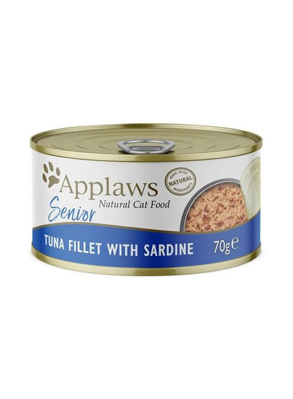 

Applaws Tuna Fillet with Sardine Cat Wet Food Can, 70g