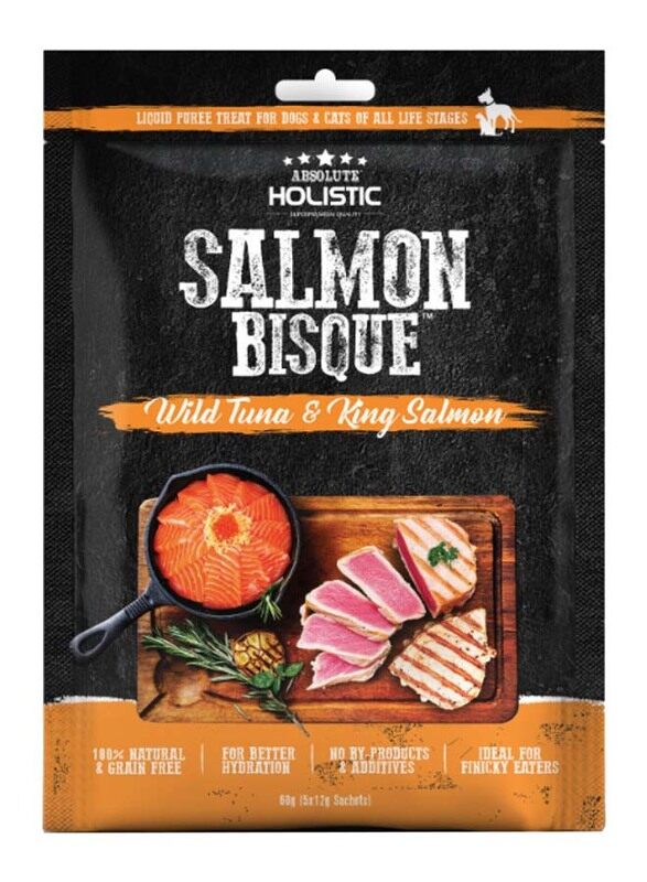 

Absolute Holistic Bisque Tuna & King Salmon Cat Wet Food, 60g