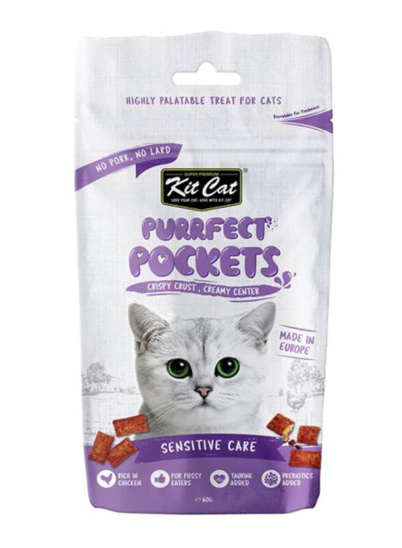 

Kit Cat Sensitive Care Purrfect Pockets Cats Wet Food, 60g