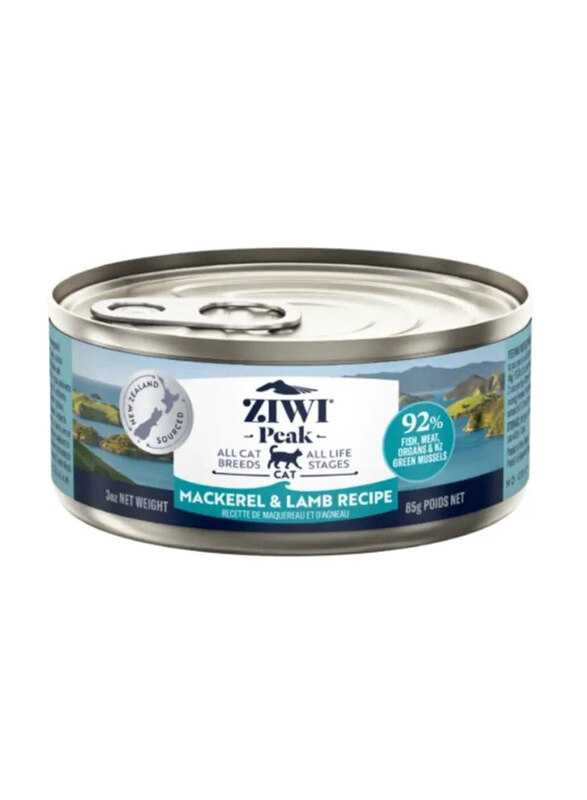 

Ziwi Peak Mackerel & Lamb Cat Wet Food-Tin, 85g